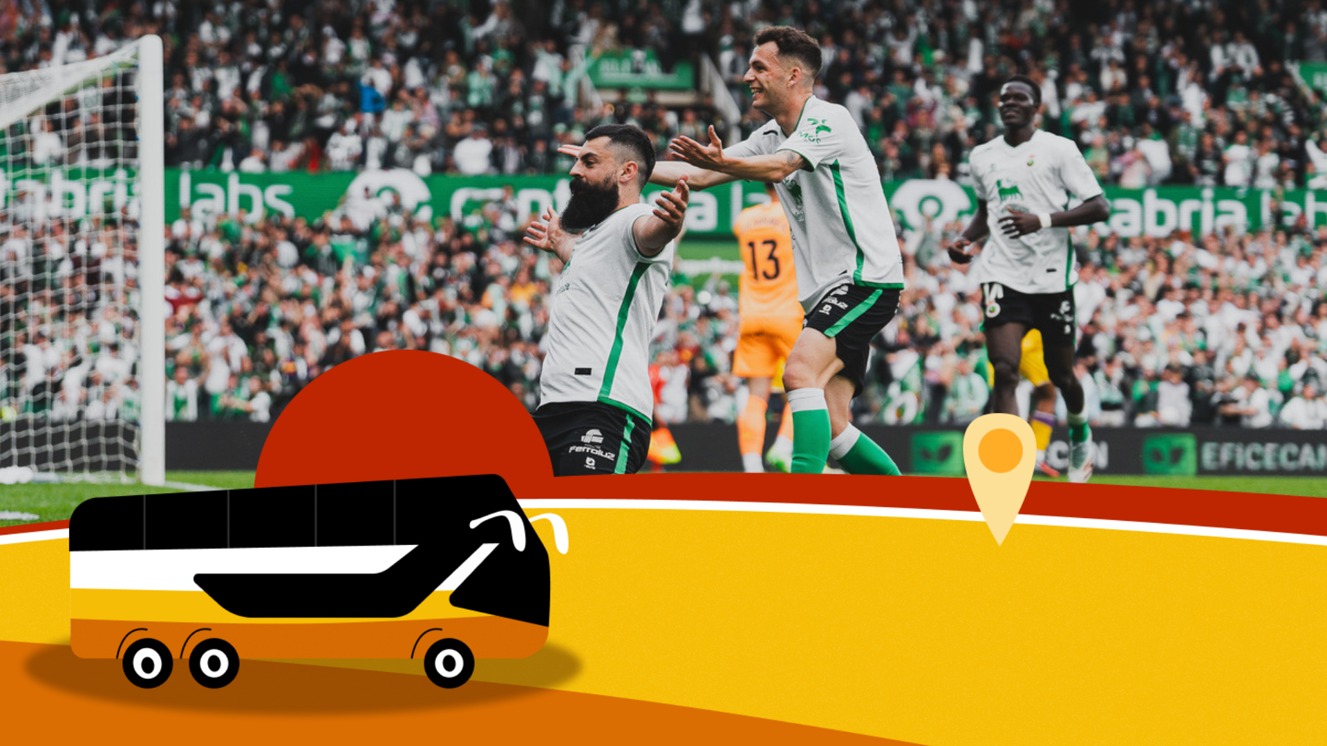 A Primera, también en autobús: el Racing se siente, se vive y se viaja juntos