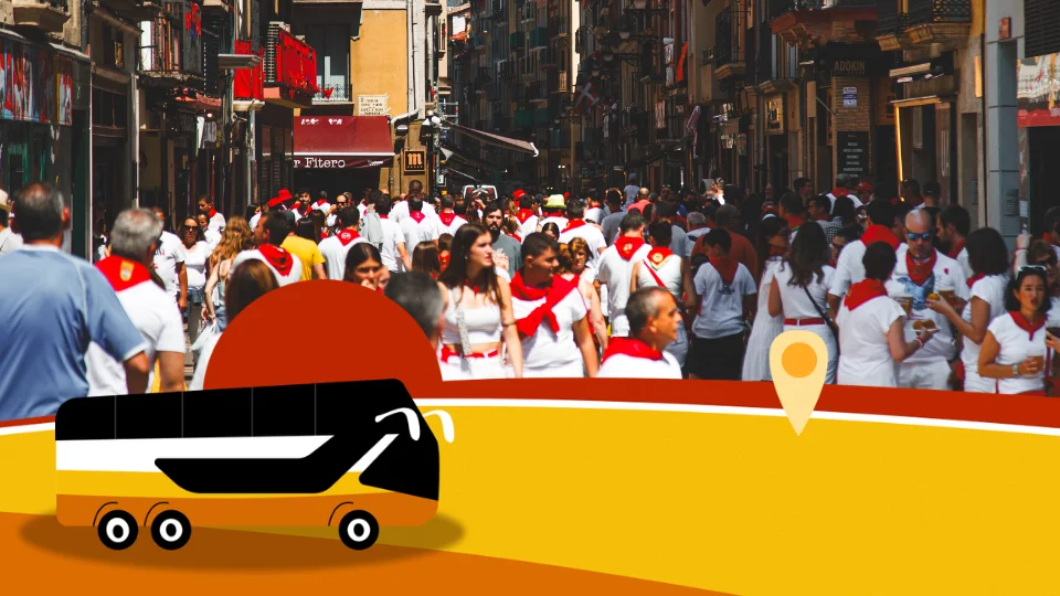 San Fermín sin preocupaciones: viaja con Autobuses Menocal y olvídate del coche