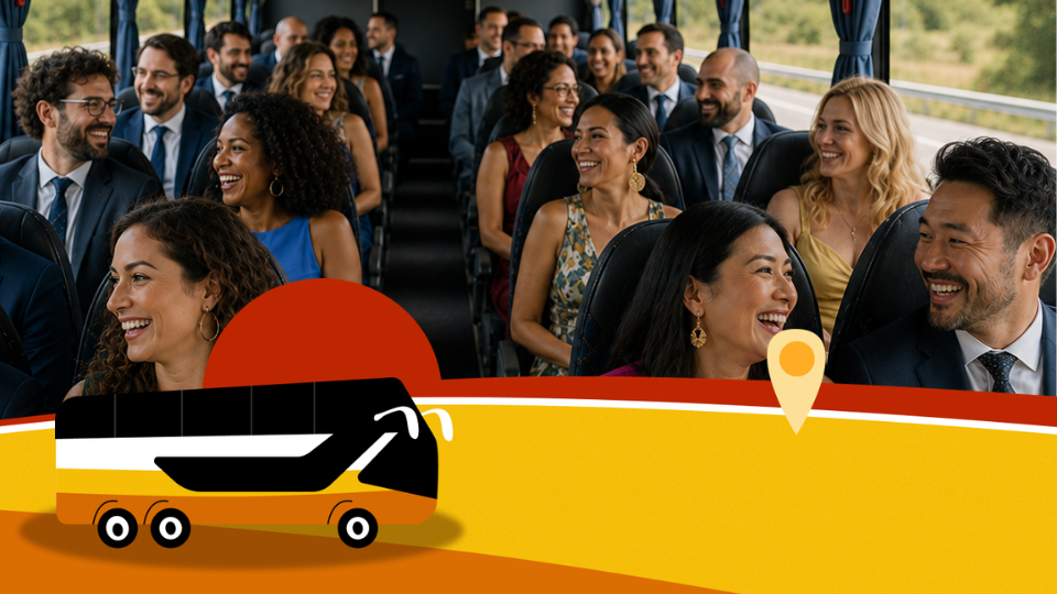 Autobuses para bodas: el viaje donde comienza vuestro “Sí, quiero”